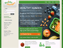 Tablet Screenshot of healthyhunger.ca